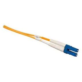Allen Tel GBLCT-D2-10 Fiber Optic Patch Cord, Multimode OM1 Duplex LC to ST, 10 M