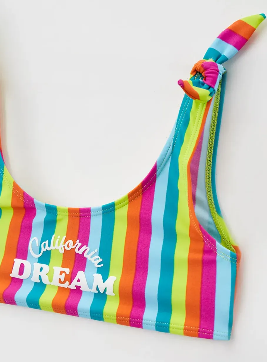 California Dream Stripe Bikini Set