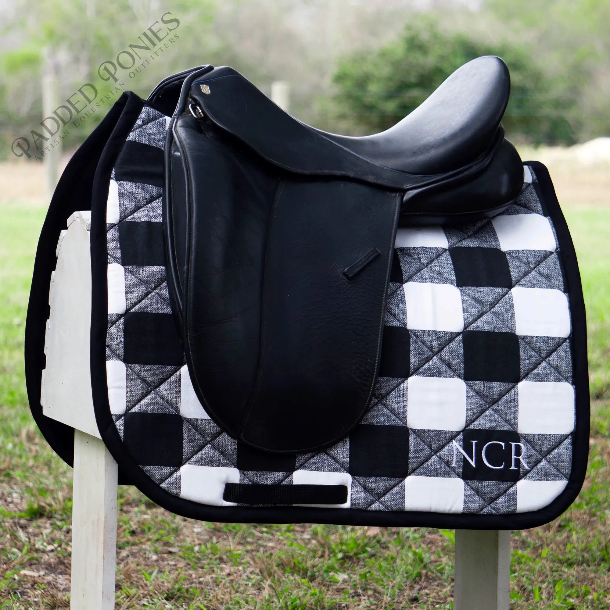 Custom Buffalo Plaid Saddle Pad