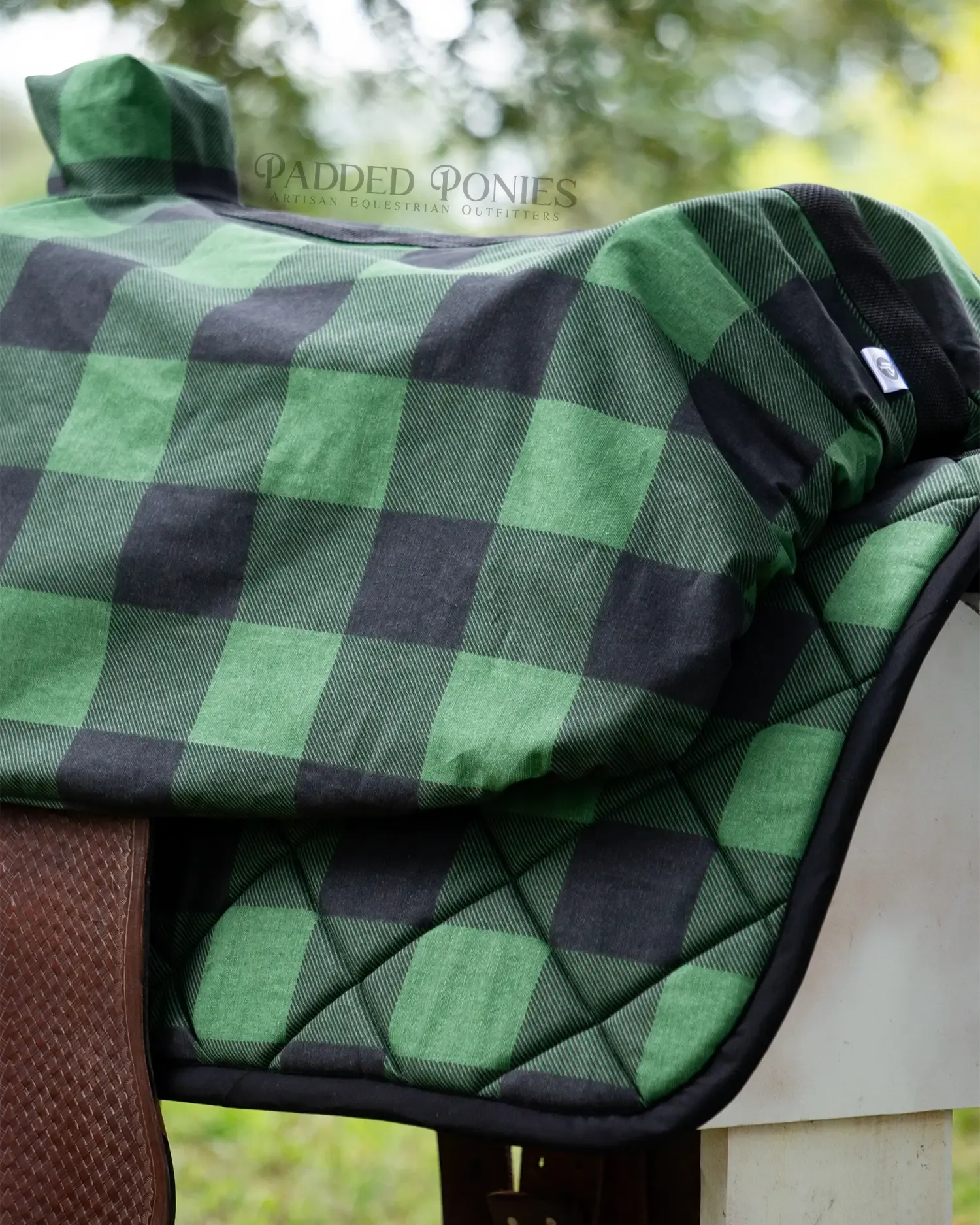 Custom Buffalo Plaid Saddle Pad