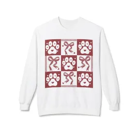 Cutesy Dog Fleece Sweatshirt