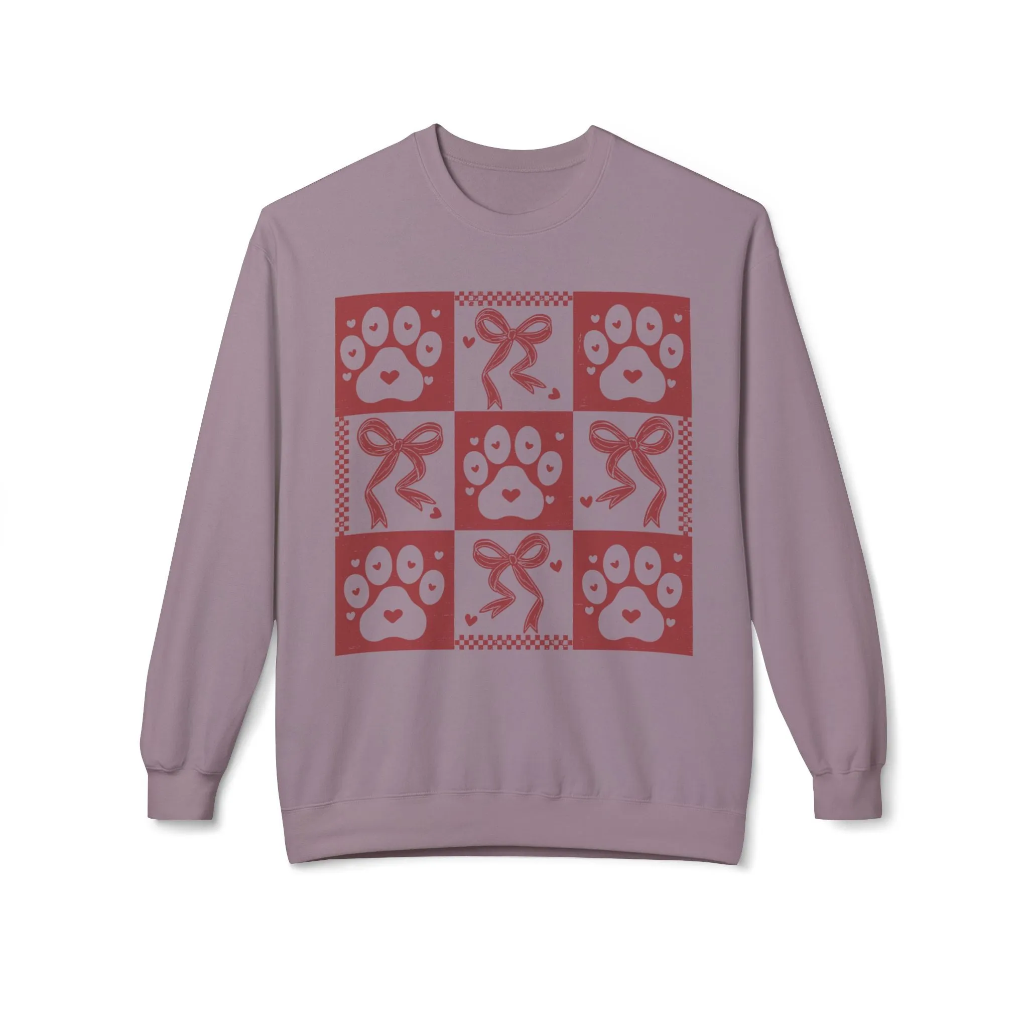 Cutesy Dog Fleece Sweatshirt