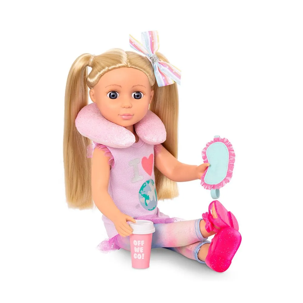 Glitter Girls Percy 14" Doll with Travel Accessories