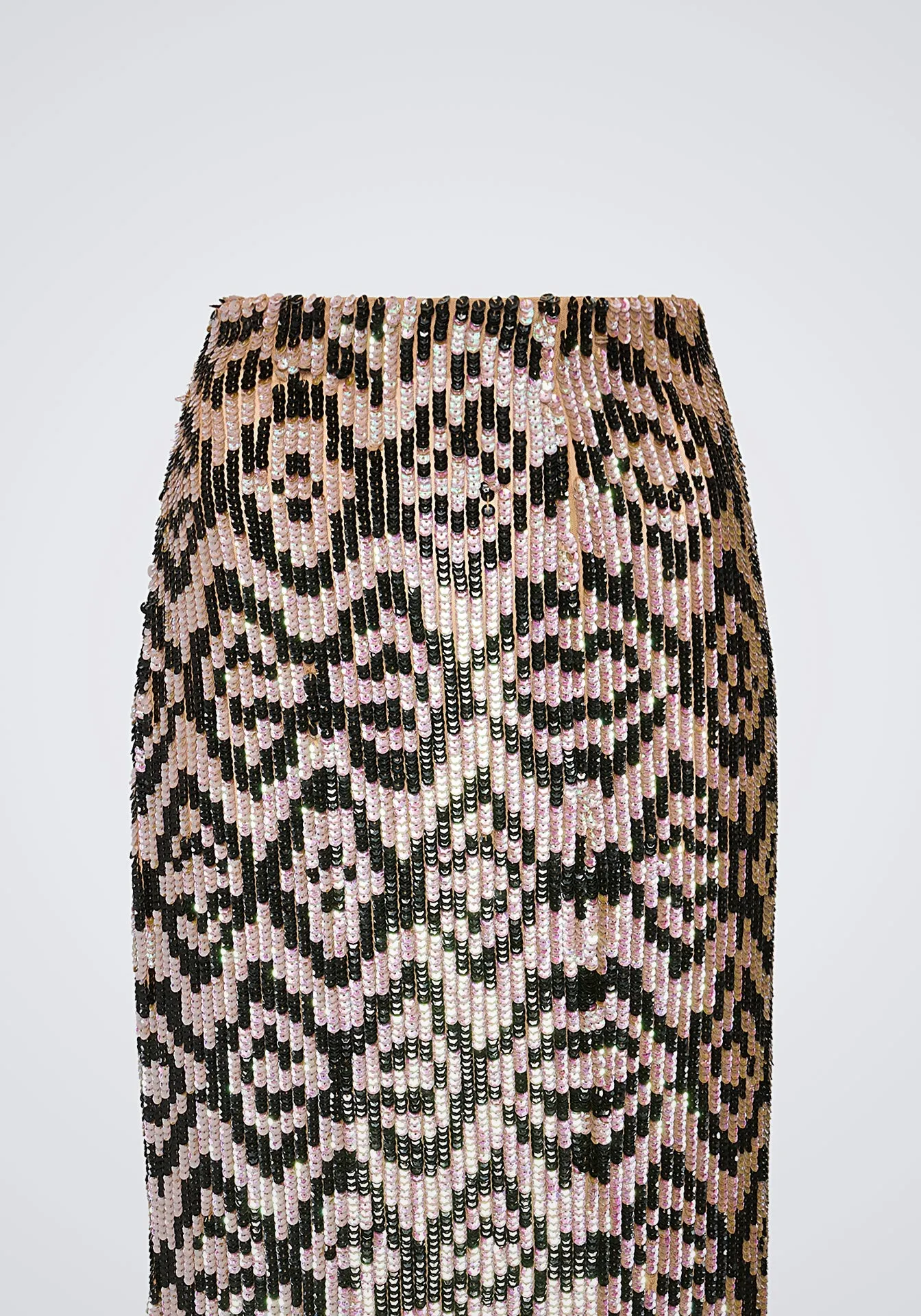 Graphic Sequin Maxi Skirt