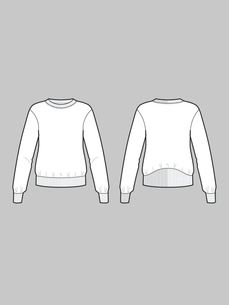 High Cuff Sweater Pattern - The Assembly Line