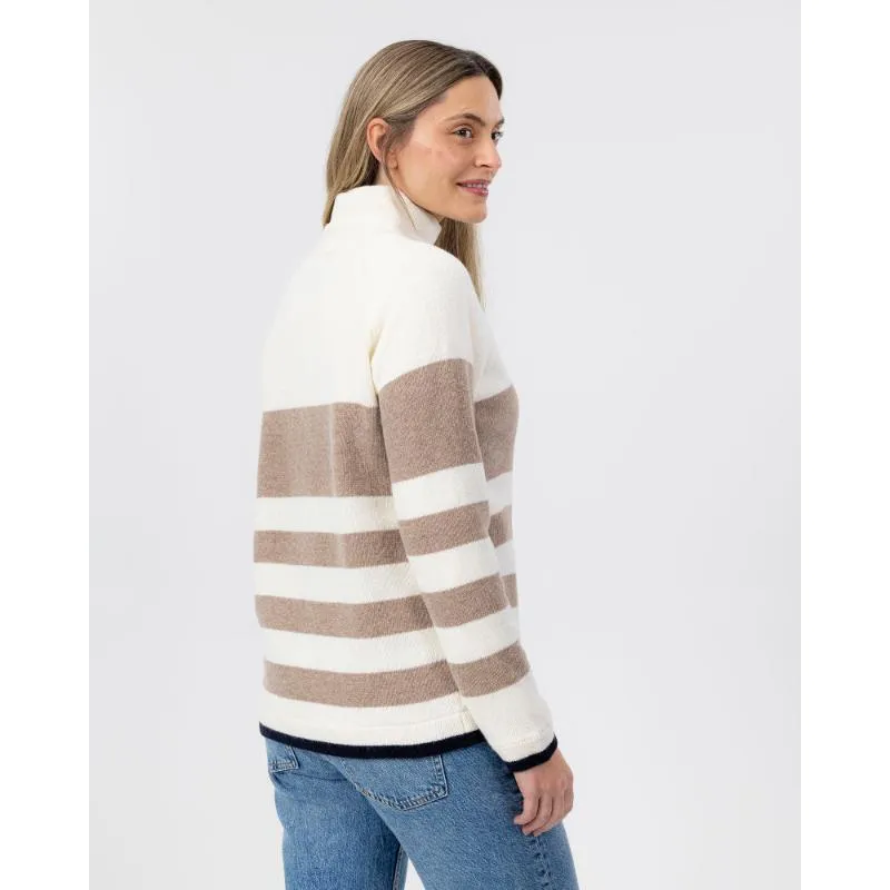 Holebrook Angelika Windproof Ladies Jumper - Off White Multi Colour