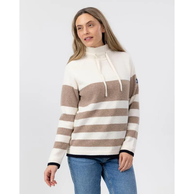 Holebrook Angelika Windproof Ladies Jumper - Off White Multi Colour