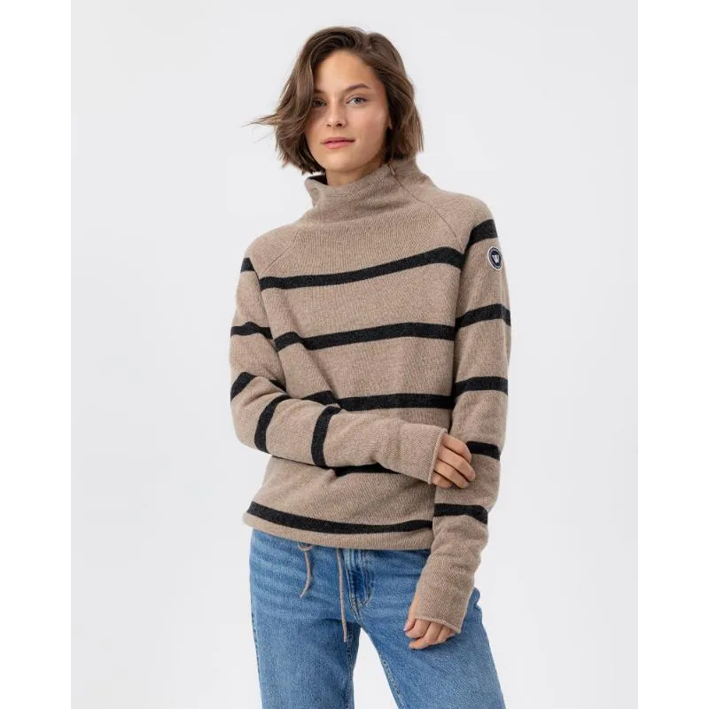 Holebrook Martina Windproof Ladies Jumper - Khaki/Anthracite Melange