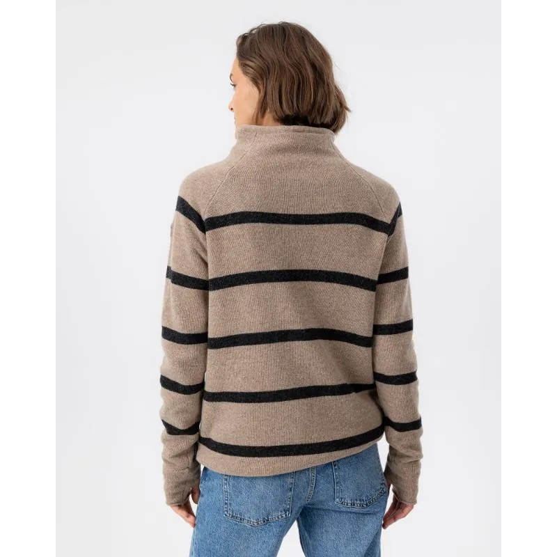 Holebrook Martina Windproof Ladies Jumper - Khaki/Anthracite Melange