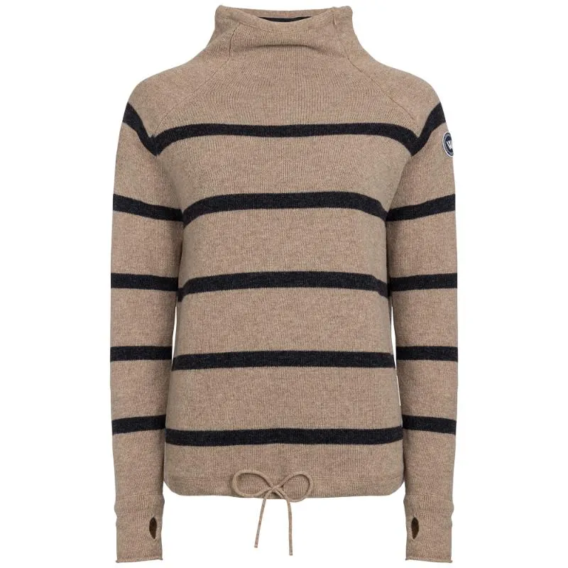 Holebrook Martina Windproof Ladies Jumper - Khaki/Anthracite Melange