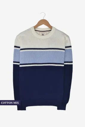 Humble Pioneer - Mens 3 Colour Cotton Mix Crewneck