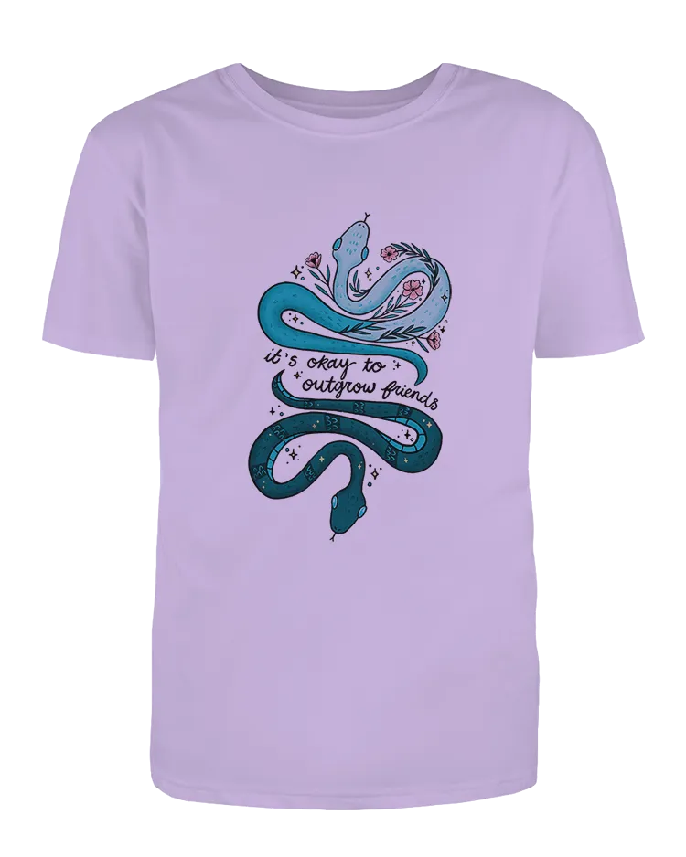 It's OK To Outgrow Your Friends (Snakes) - T-Shirt