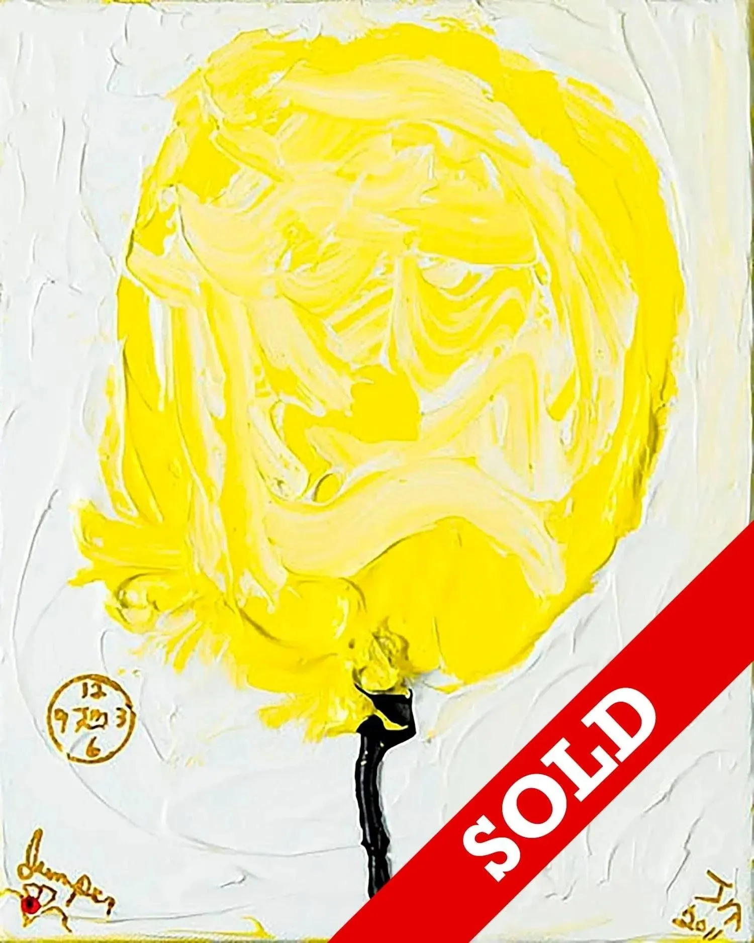 Lemon Cotton Candy - Original Painting