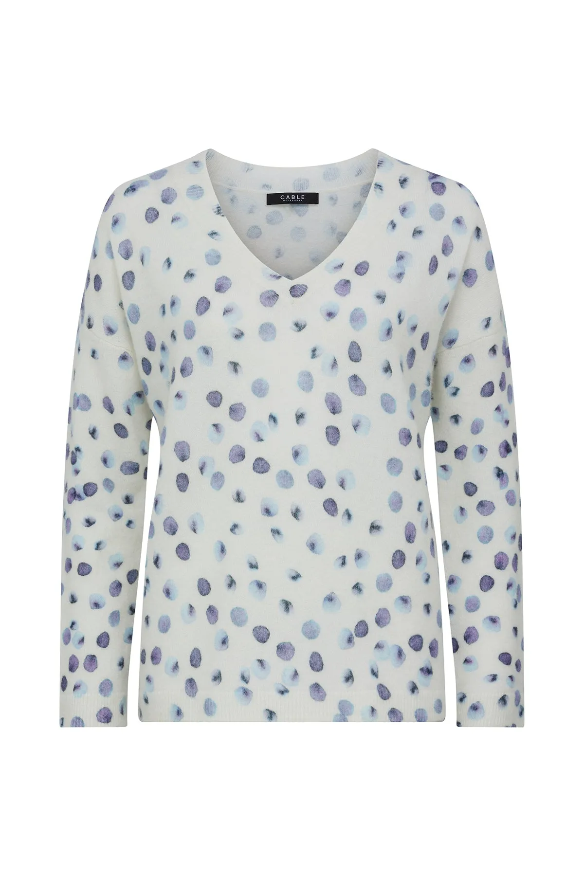 Luna V Neck Jumper - Luna Spot