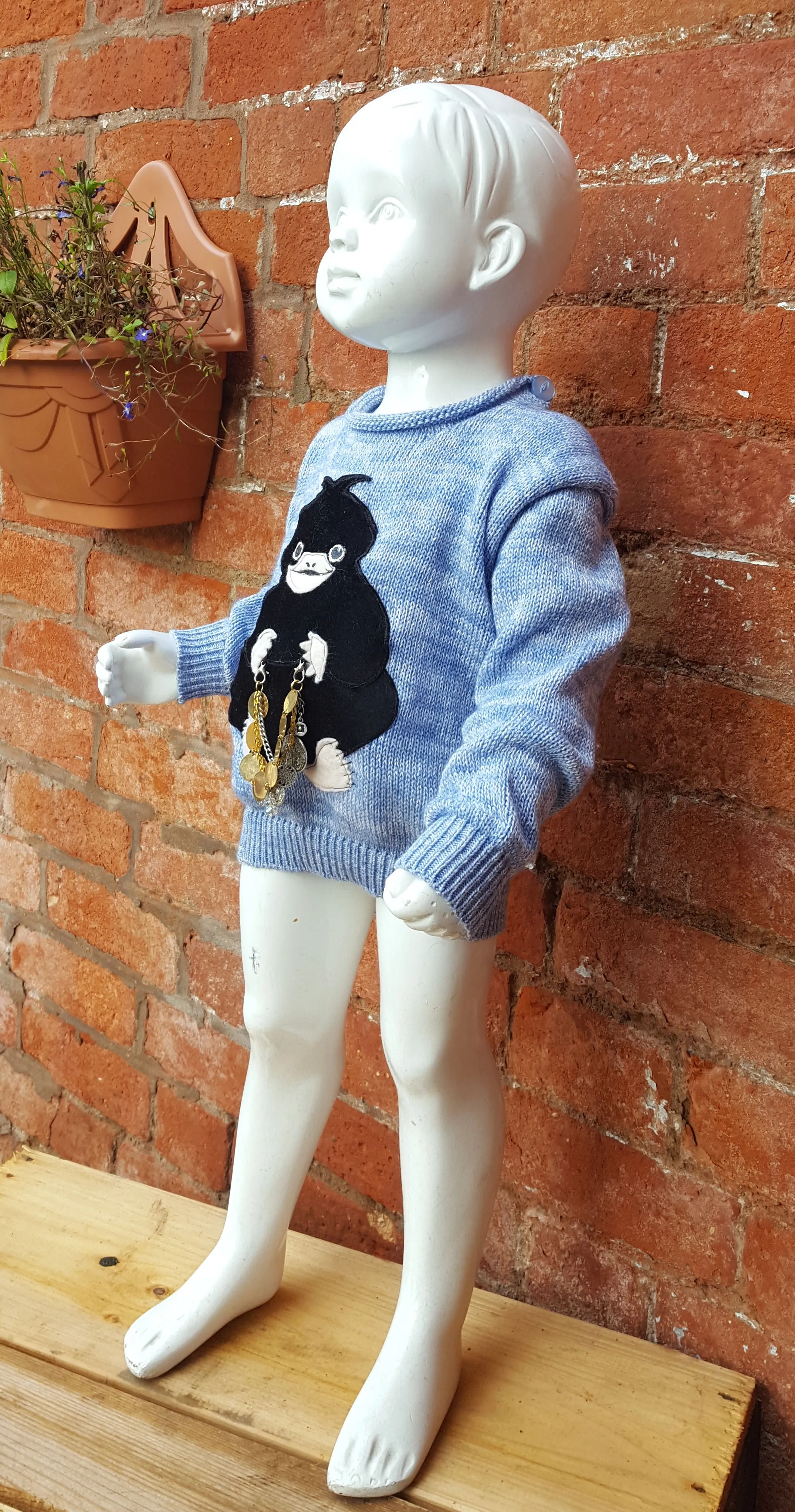 Made to Order, Niffler Jumper, childs sizes, Fantastic Beast and Harry Potter inspired