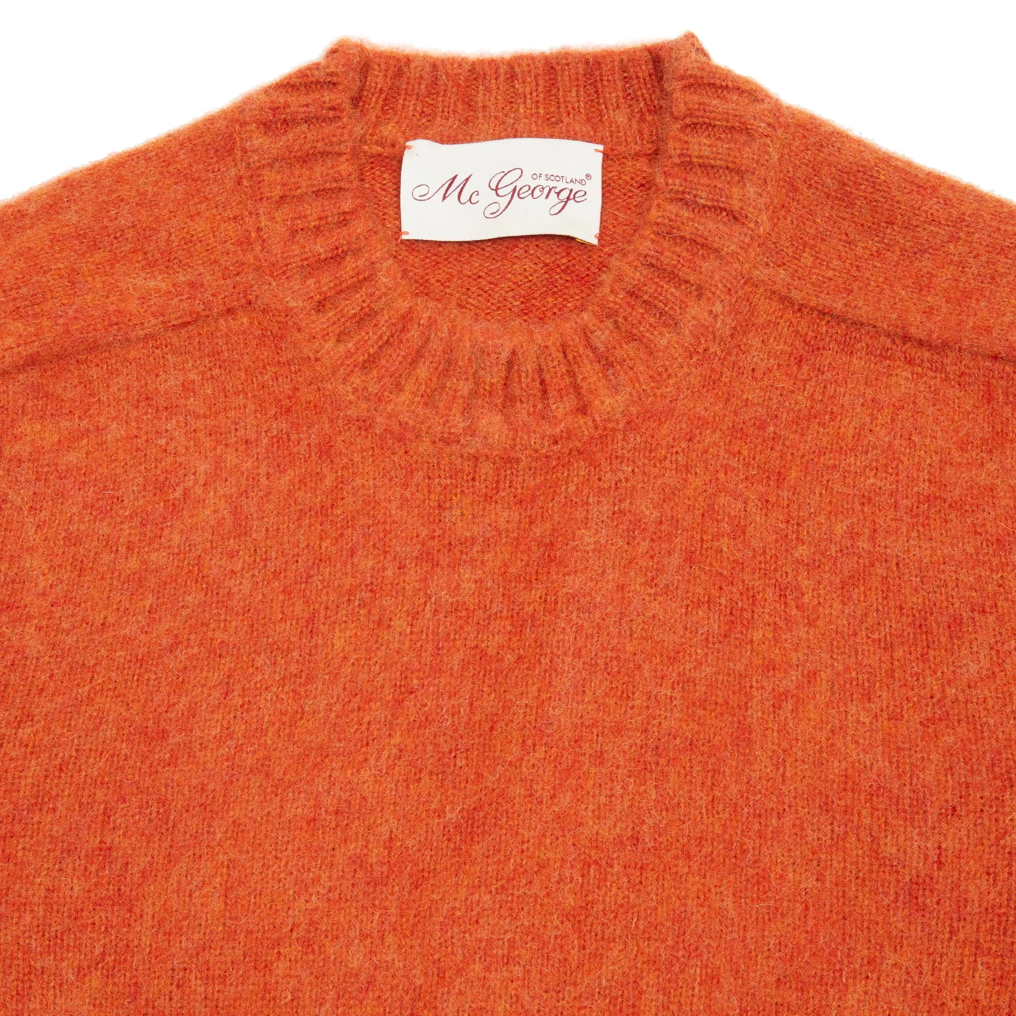 McGeorge of Scotland Supersoft Shetland Shaggy Jumper in Cobb Melange