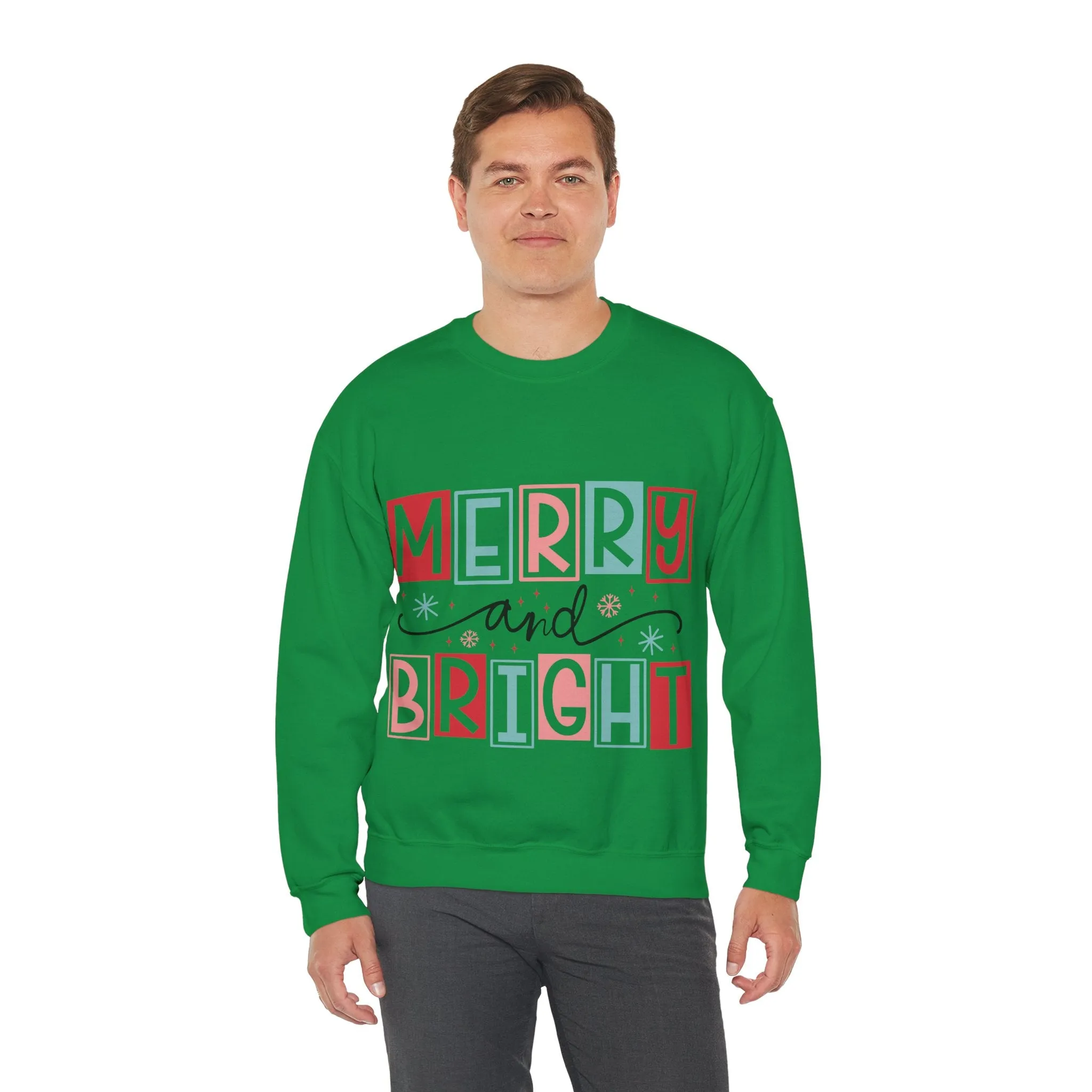 Merry and Bright Sweatshirt Christmas Sweatshirt
