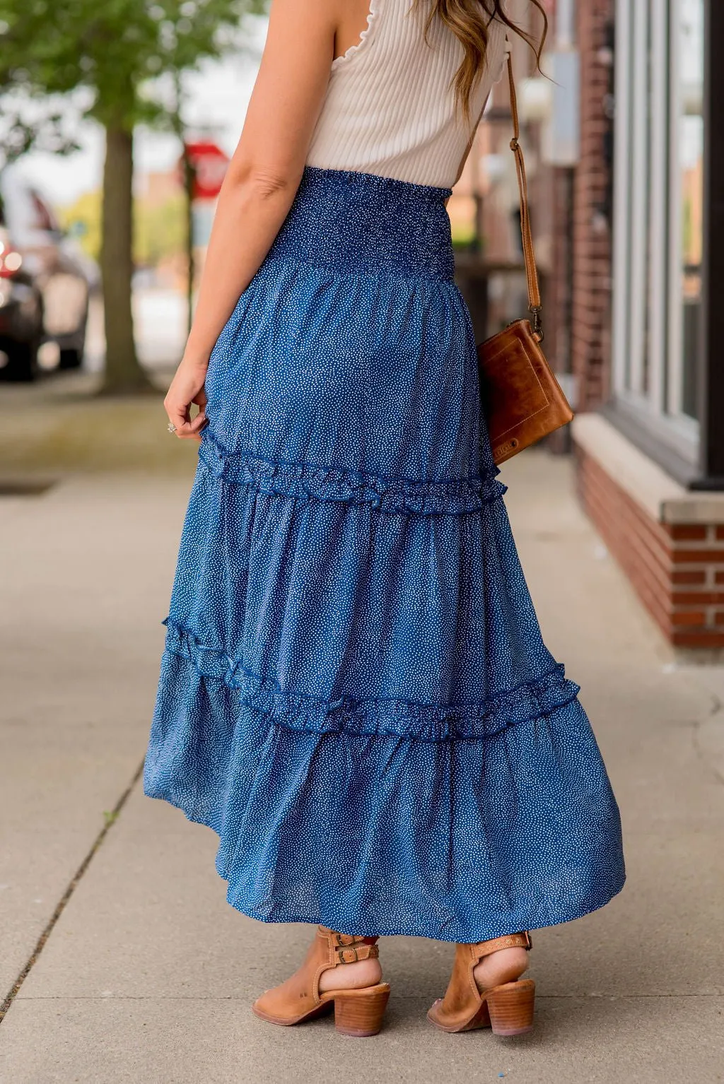 Mini Dottie Tiered Maxi Skirt