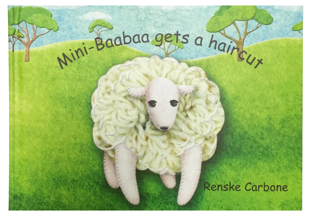 Papoose Mini-Baabaa gets a Haircut Book and Toy Set by Renske Carbone