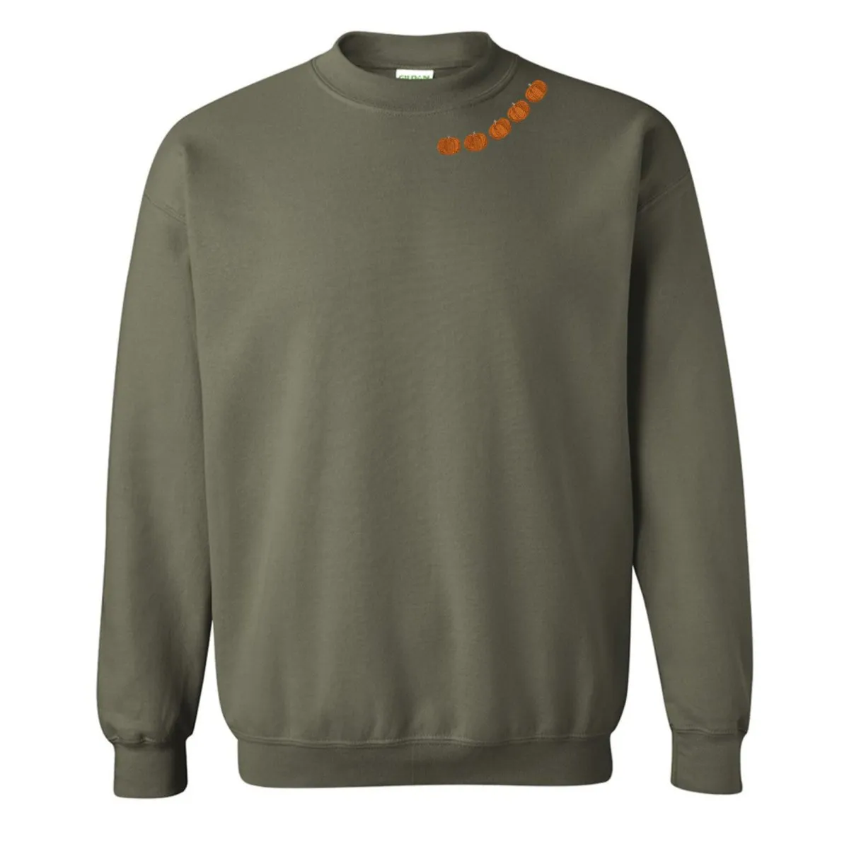 'Pumpkin Collar' Crewneck Sweatshirt