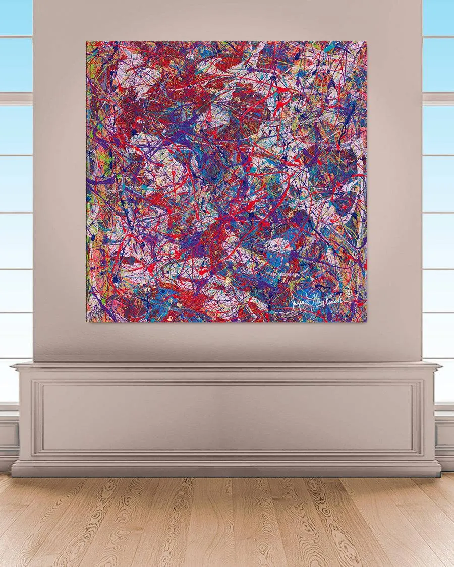 Quantum Storm  (Print on Canvas)