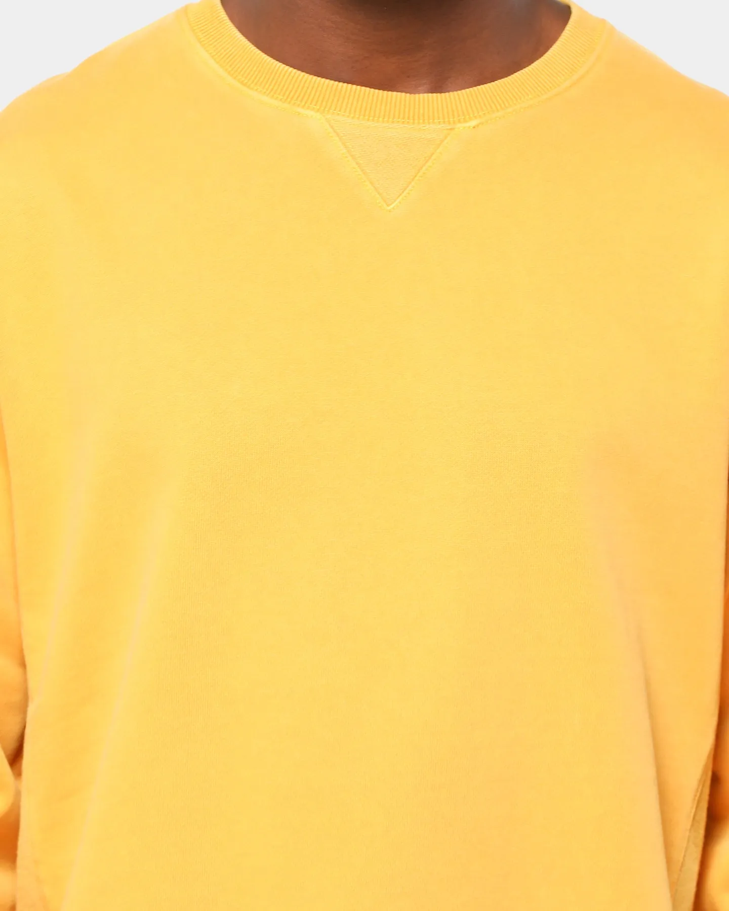 Russell Athletic Men's RA Reverse Panel Crew Sulpher