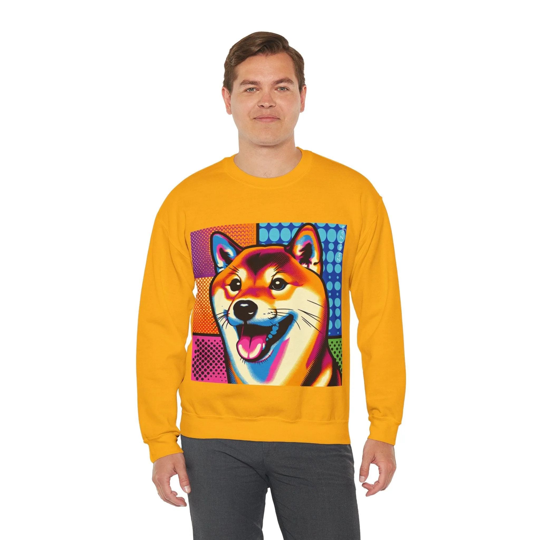 Shiba Dog Pop Art Unisex Sweatshirt