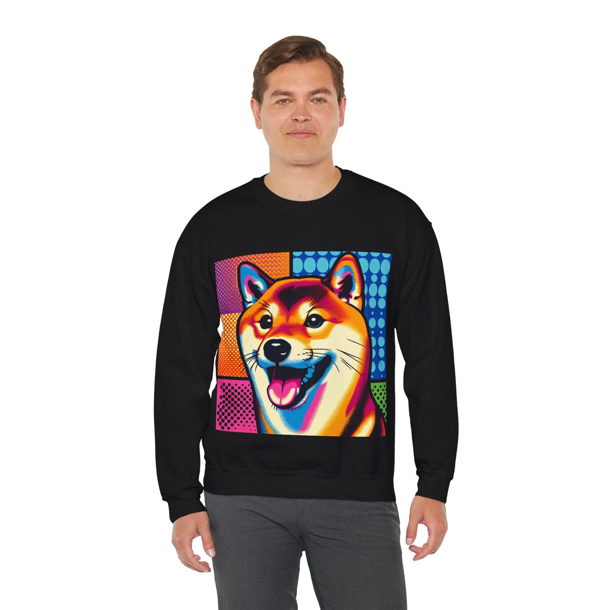 Shiba Dog Pop Art Unisex Sweatshirt