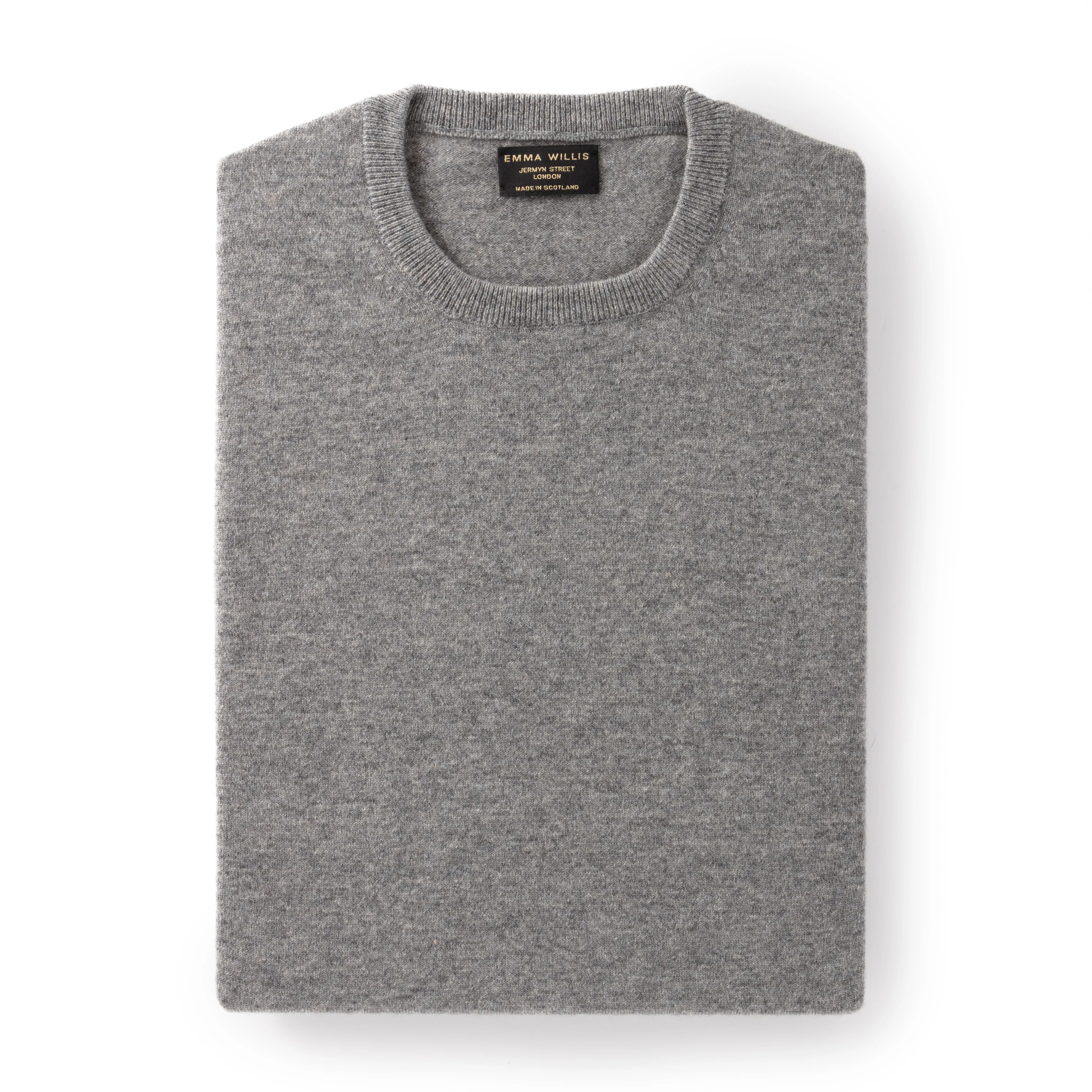 Smoke Cashmere Crew