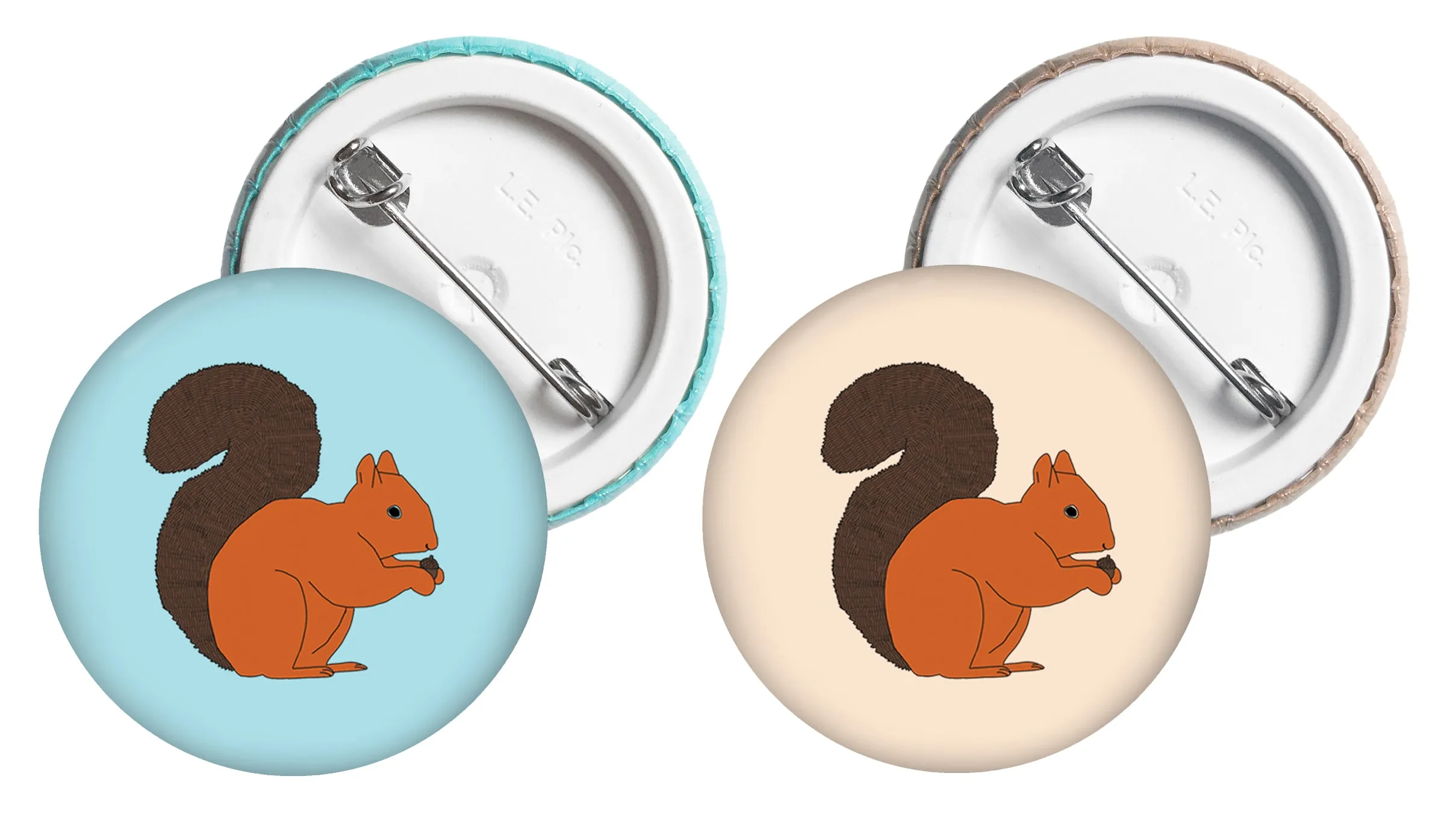 Squirrel - Button Badge
