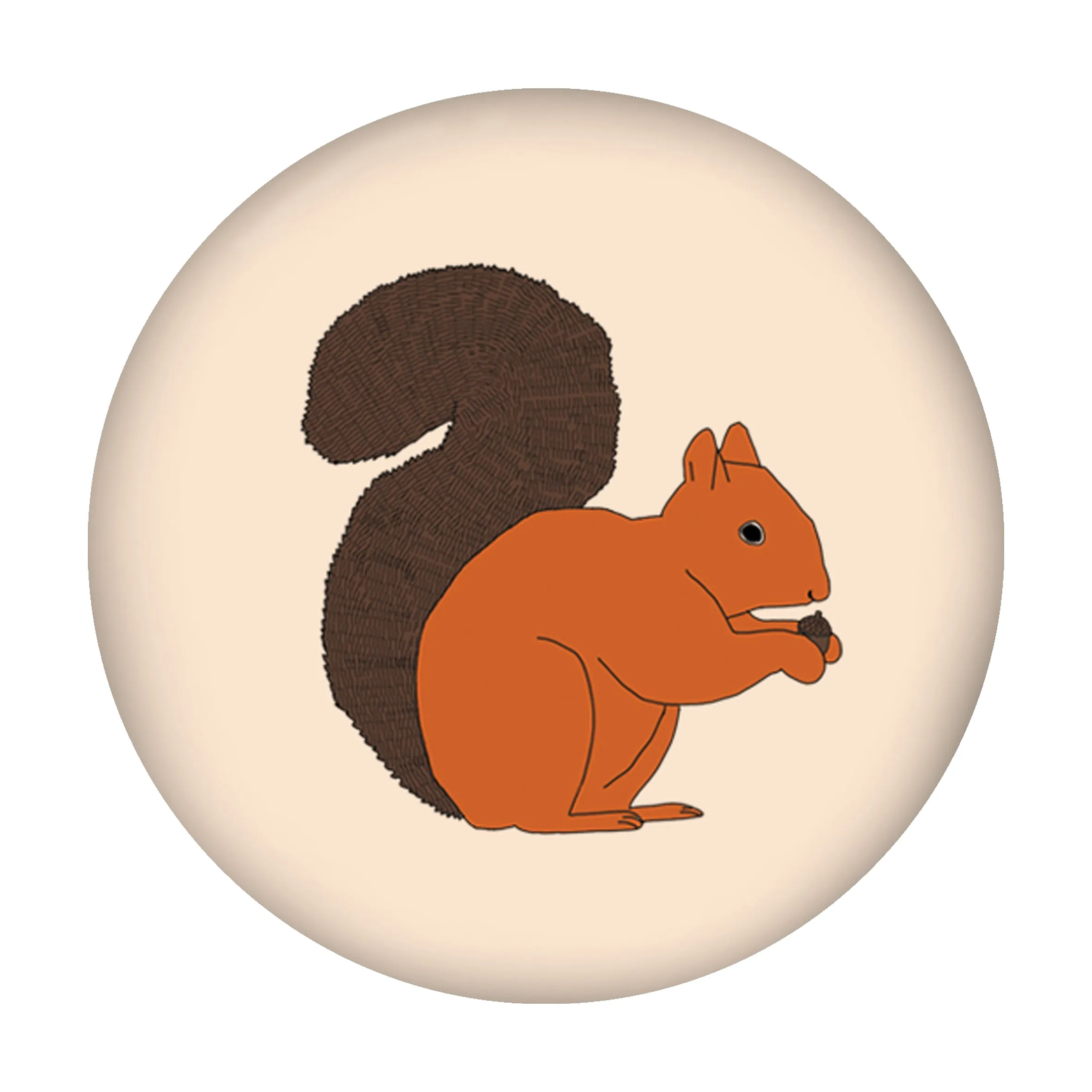 Squirrel - Button Badge