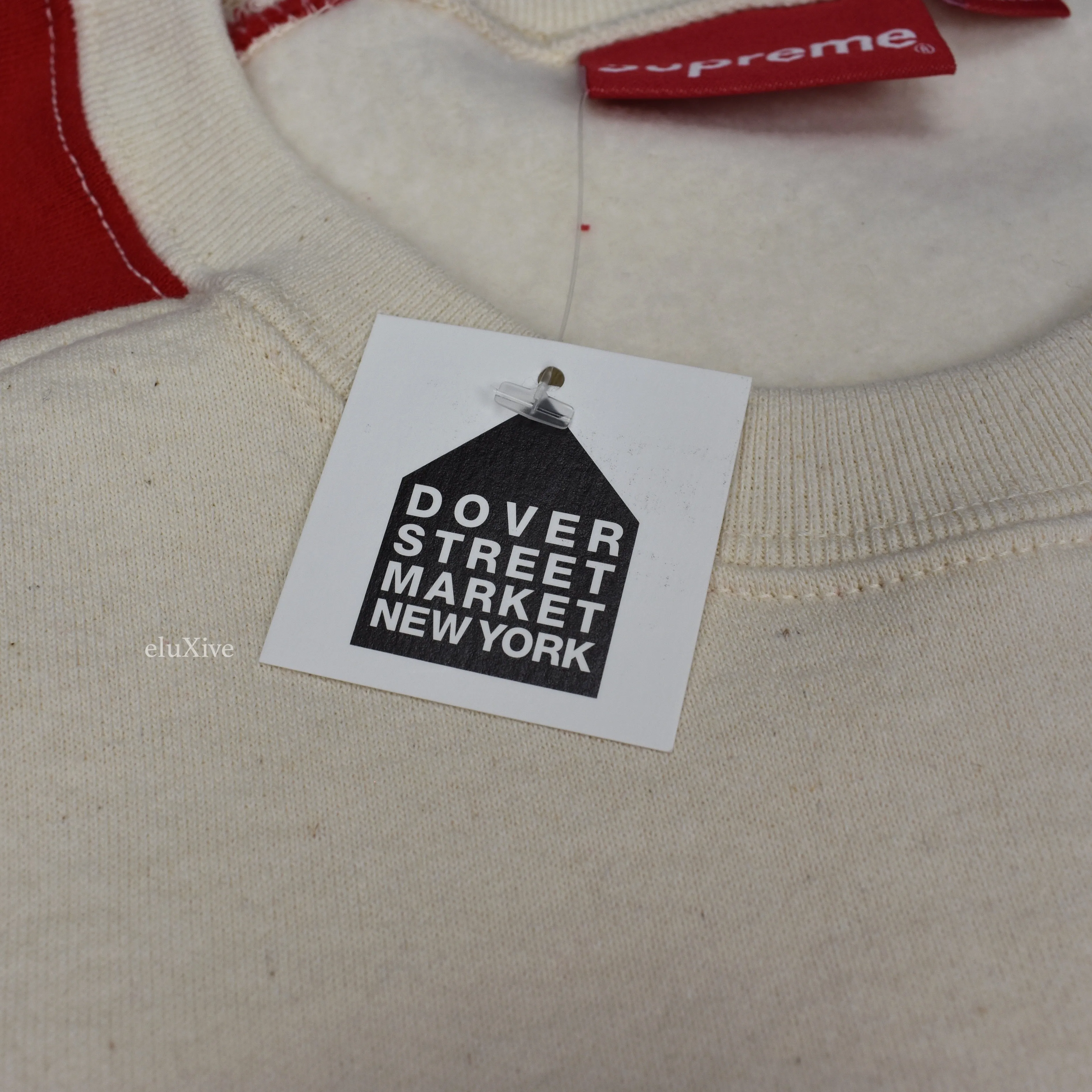 Supreme - Box Logo Formula Crewneck (Natural)