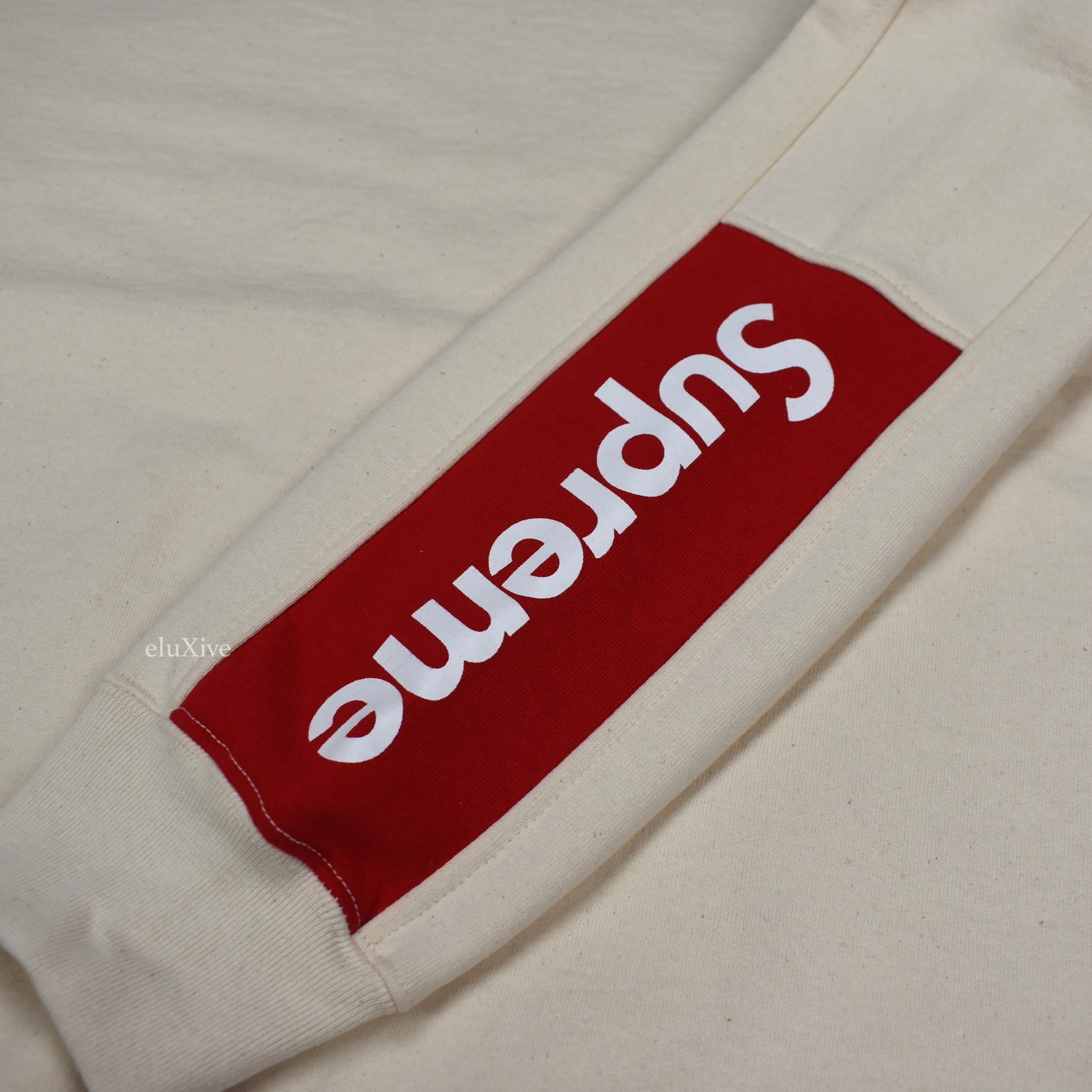 Supreme - Box Logo Formula Crewneck (Natural)
