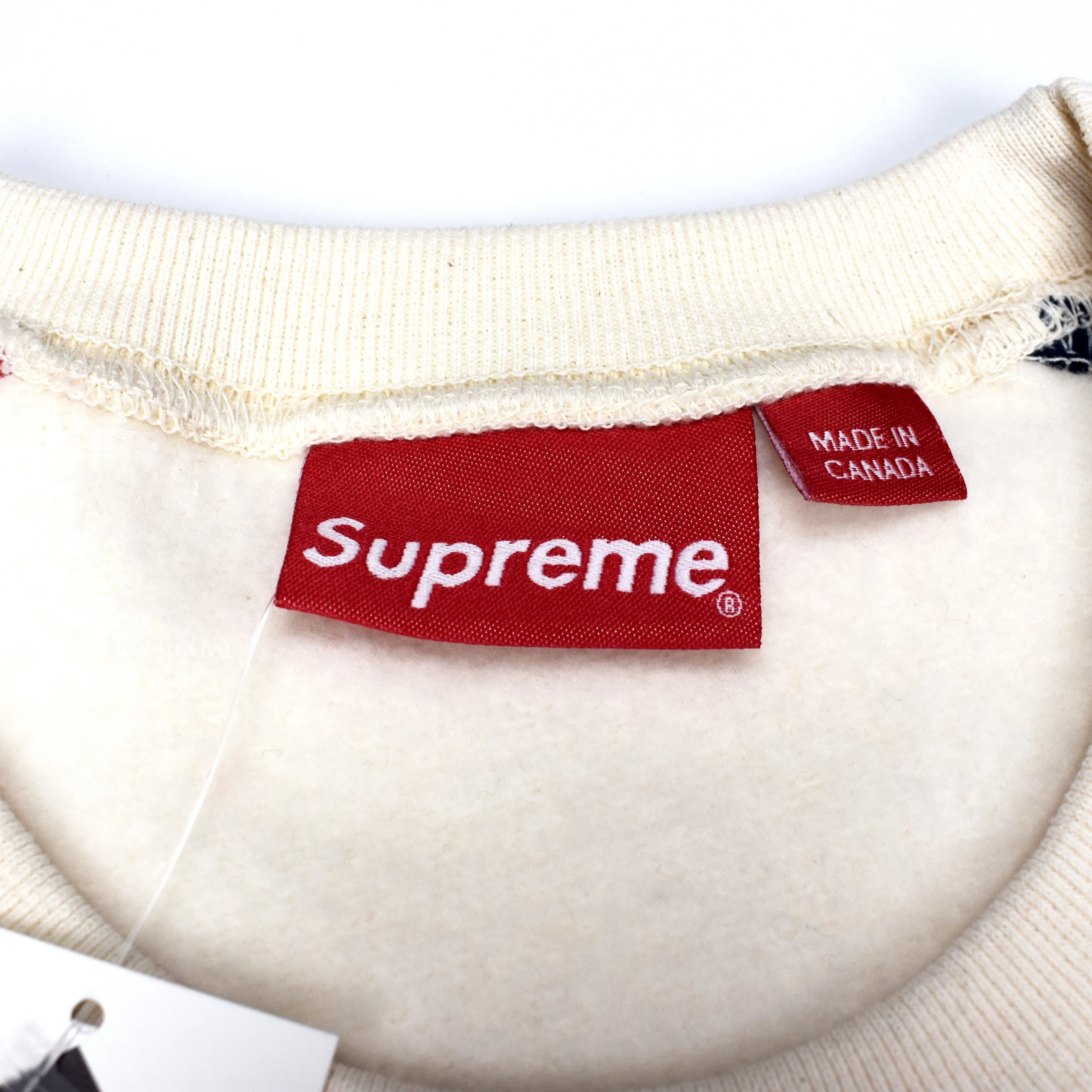 Supreme - Box Logo Formula Crewneck (Natural)