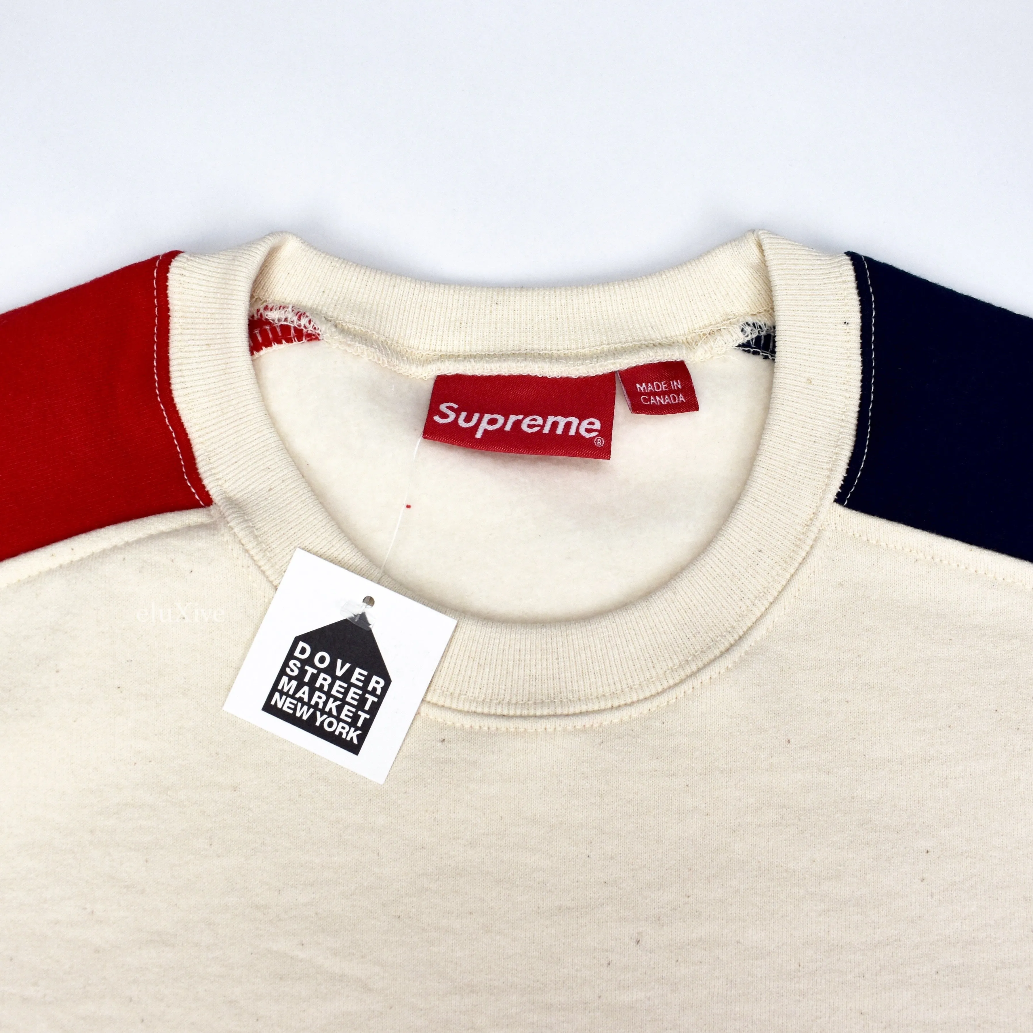 Supreme - Box Logo Formula Crewneck (Natural)