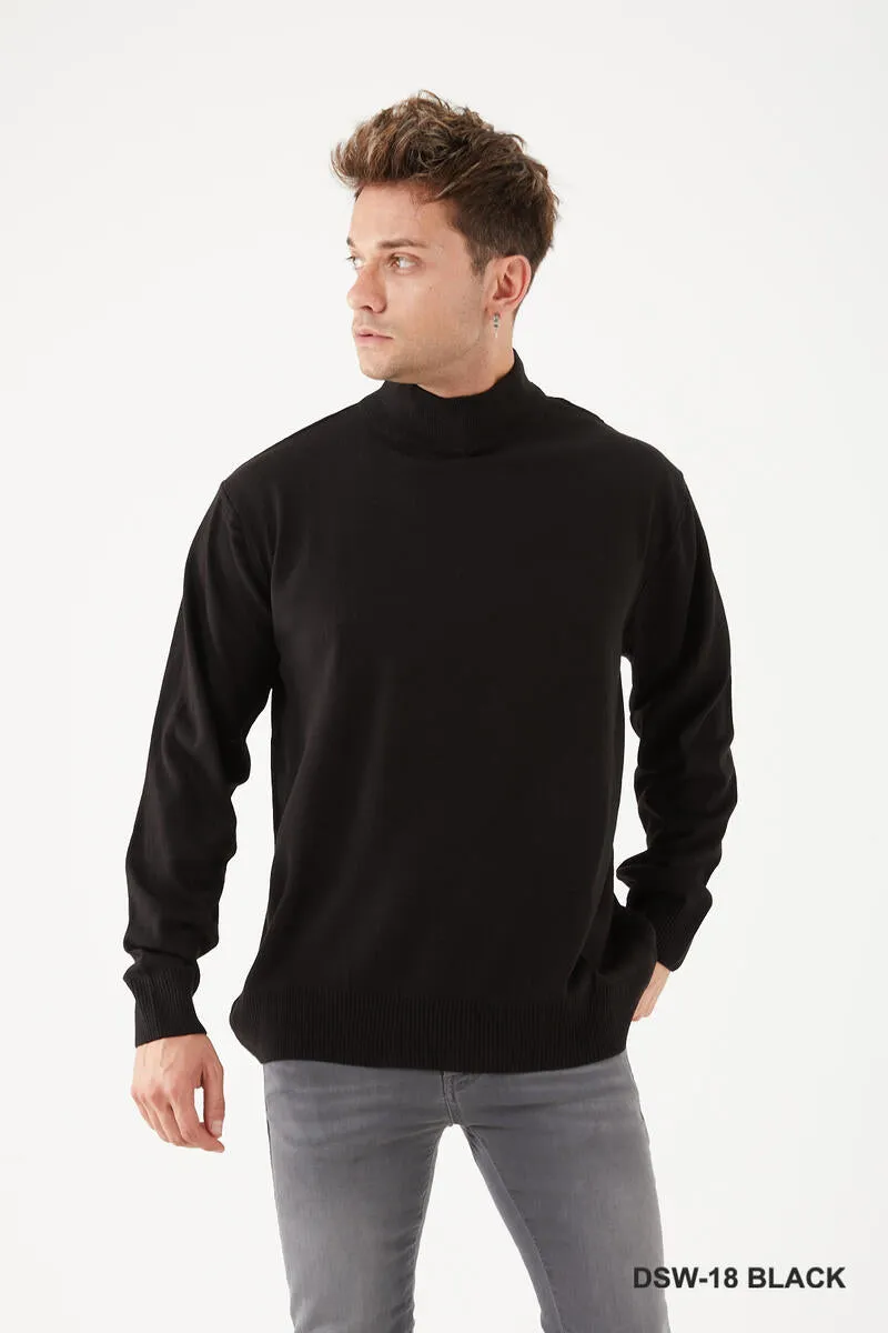 TR Premium Knit Mock Neck Sweater
