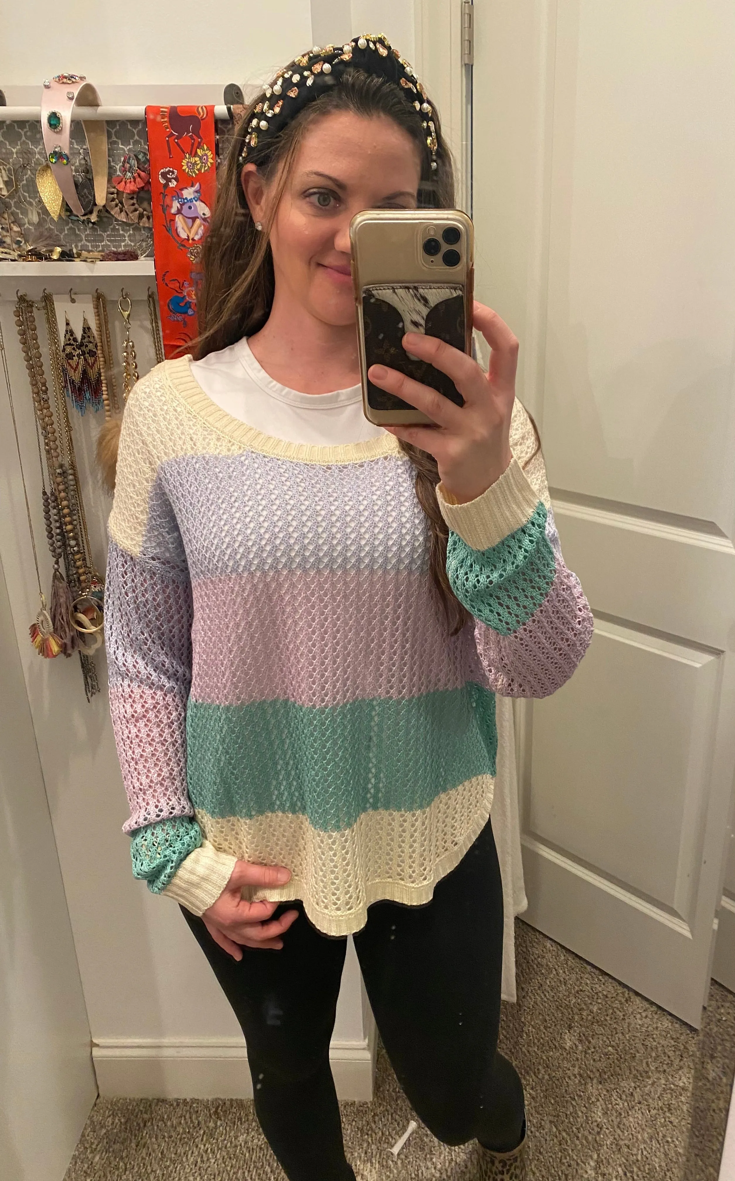 Winter Colors, Breezy Sweater